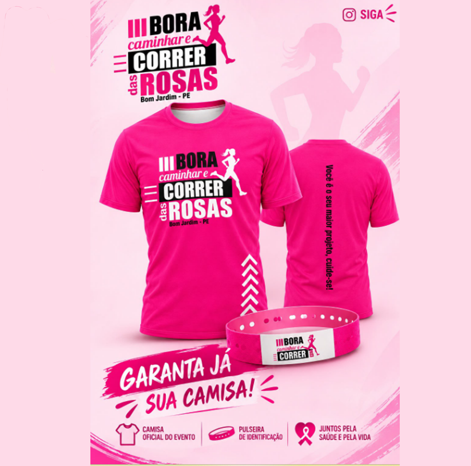 Bora Caminhar e Correr das Rosas